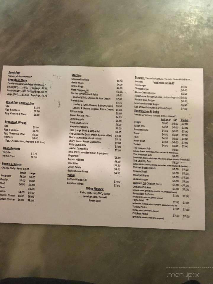 Spot - Selkirk, NY menu_pic