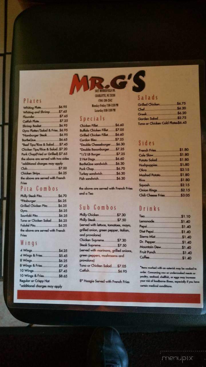 Mr G's - Charlotte, NC
