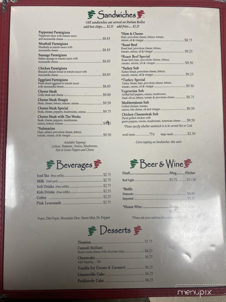 Coppola's Pizzeria & Italian - Mount Airy, NC menu_pic