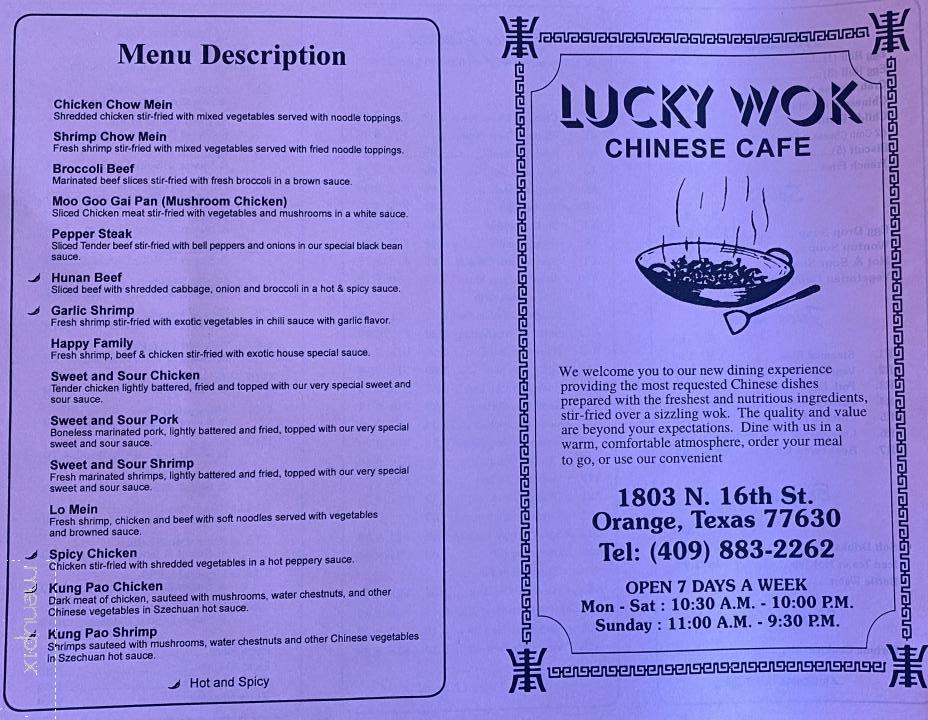 Lucky Wok - Orange, TX