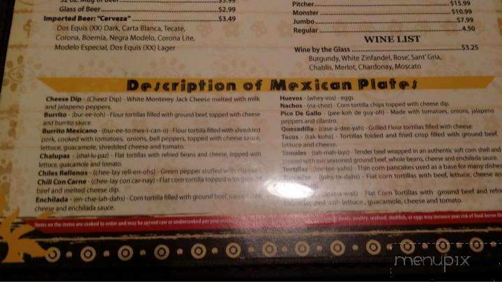 Puerto Vallarta Mexican Restaurant - Indianapolis, IN menu_pic