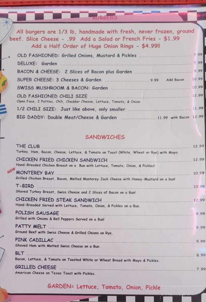 Sherri's Diner - Oklahoma City, OK menu_pic