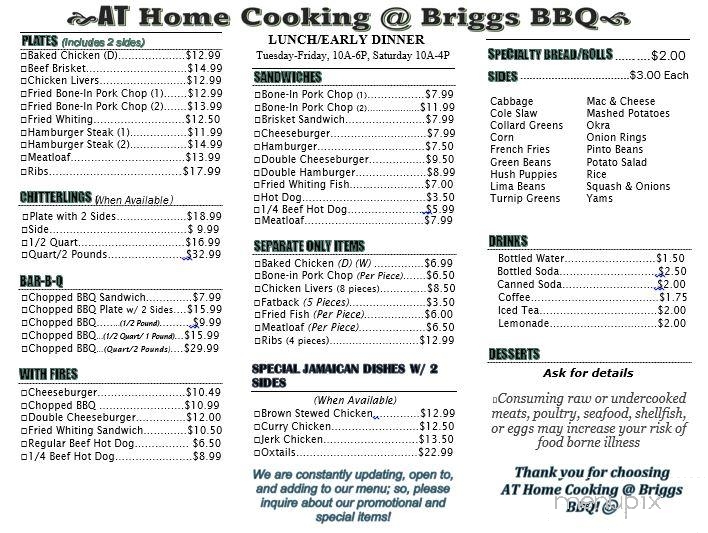 Briggs Bar-B-Que - Yanceyville, NC