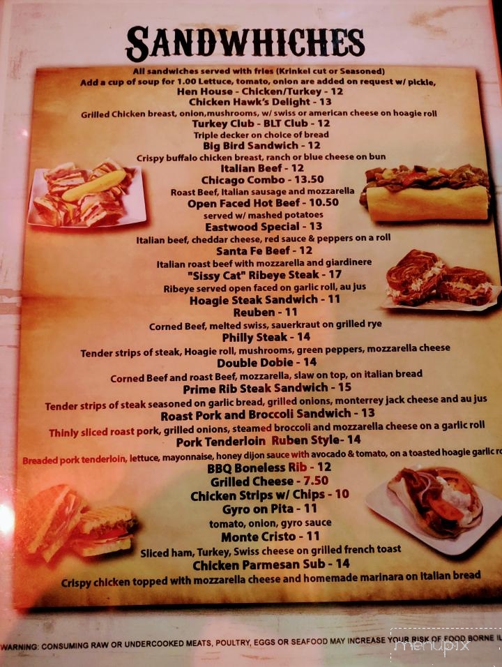 Brian's Place - Monee, IL menu_pic