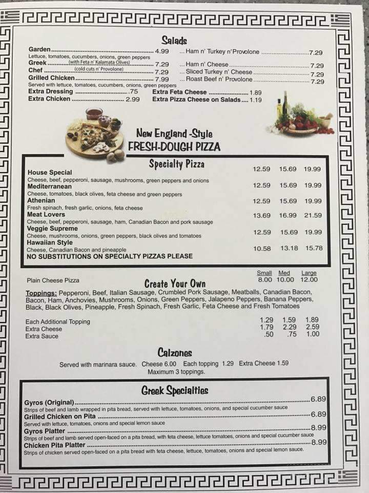 Famous Subs & Pizza - Southport, NC menu_pic