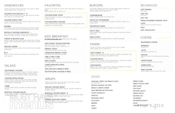 Leo's Brunch House - Little Elm, TX menu_pic