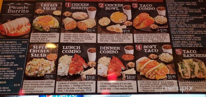 Juans Super Pollo - Yucaipa, CA menu_pic
