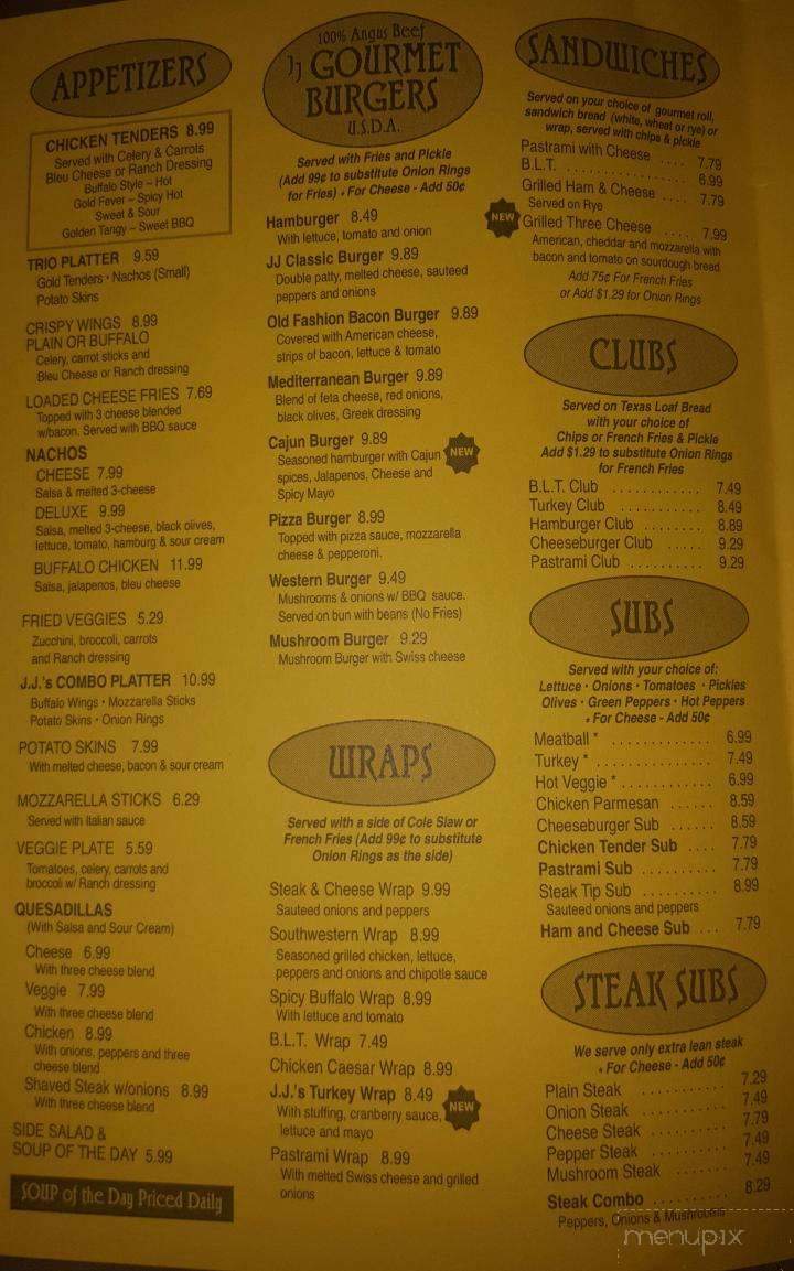 J J Goodwin's Eatery & Sports - Center Barnstead, NH menu_pic