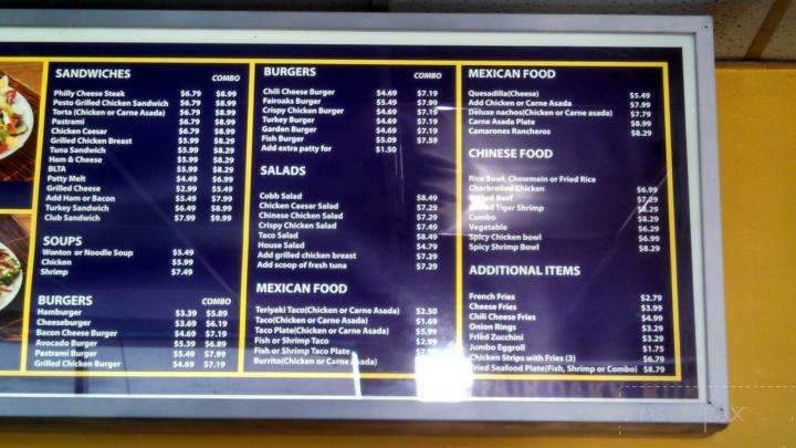 Fair Oaks Burger - Altadena, CA menu_pic