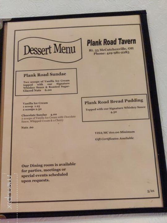 Plank Road Tavern - McCutchenville, OH