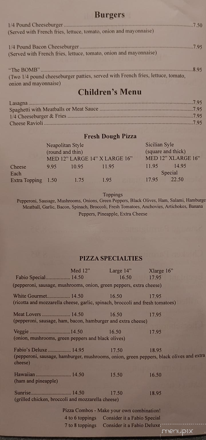 Fabio's Pizza - Gordonsville, VA
