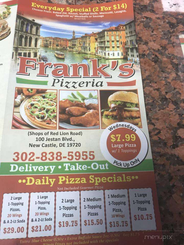 Frank's Pizzeria - New Castle, DE
