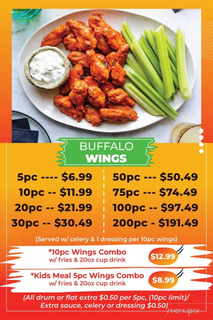 America's Famous Wings - Los Angeles, CA menu_pic