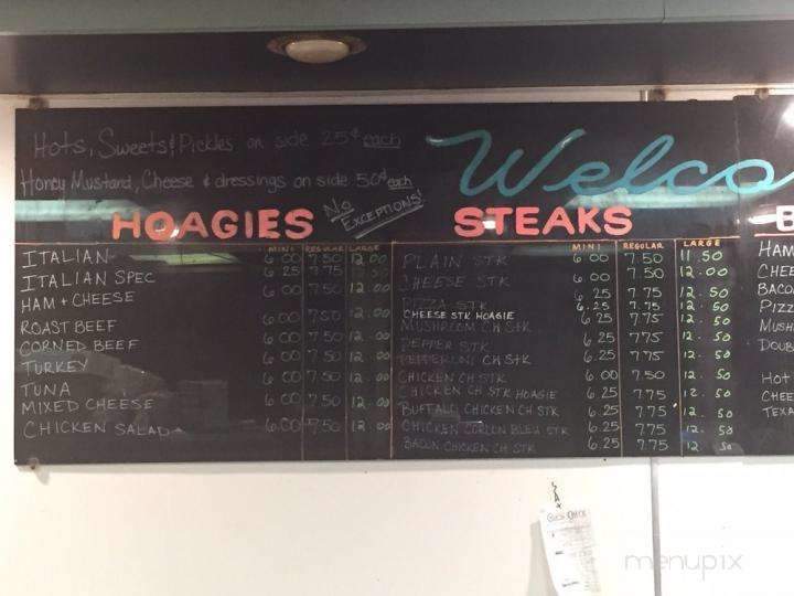 Doc's Deli - Lansdowne, PA menu_pic