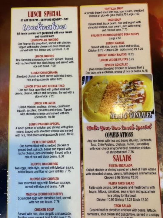 Mesquite Grill - Sylva, NC menu_pic