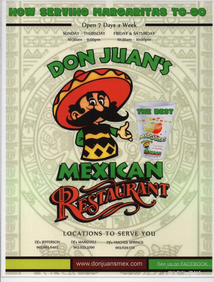 Don Juans - Marshall, TX menu_pic