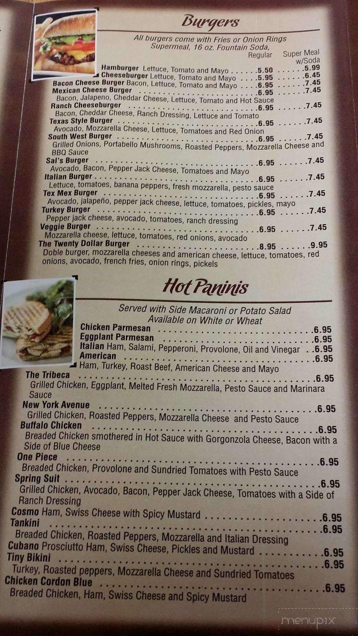 Sal's Pizza - Spring Valley, NY menu_pic