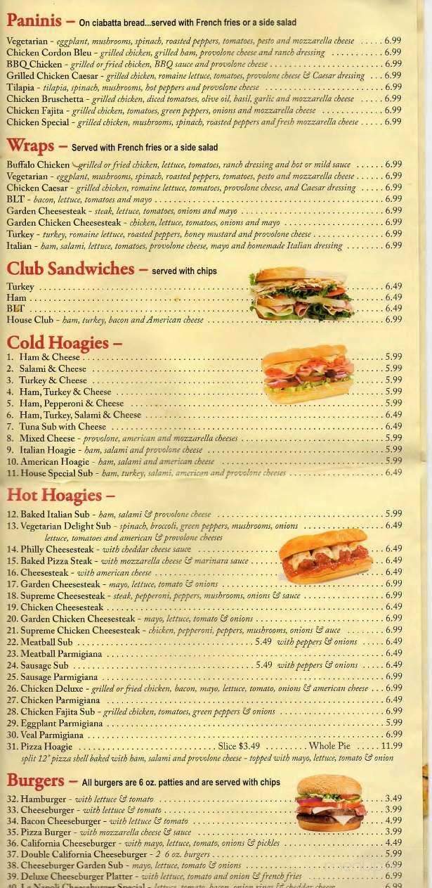 La Napoli - Mountain Top, PA menu_pic