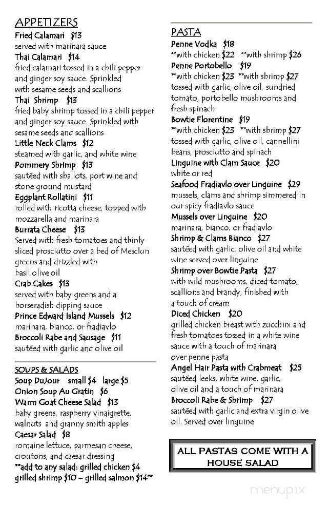 Sage Restaurant - Fair Lawn, NJ menu_pic
