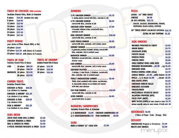 Jojo's Drive In Independence Wi Menu of JoJo's Fried Chicken in Milwaukee, WI 53215