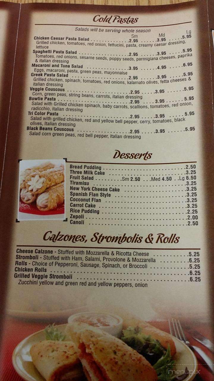 Sal's Pizza - Spring Valley, NY menu_pic