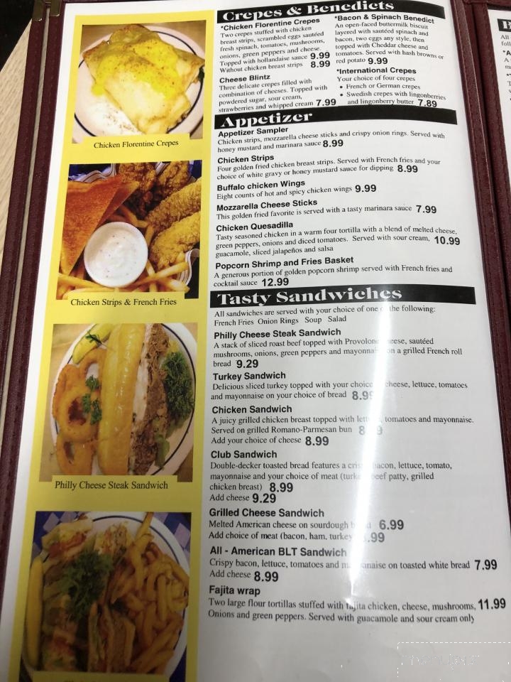 Family Pancake House - Dallas, TX menu_pic
