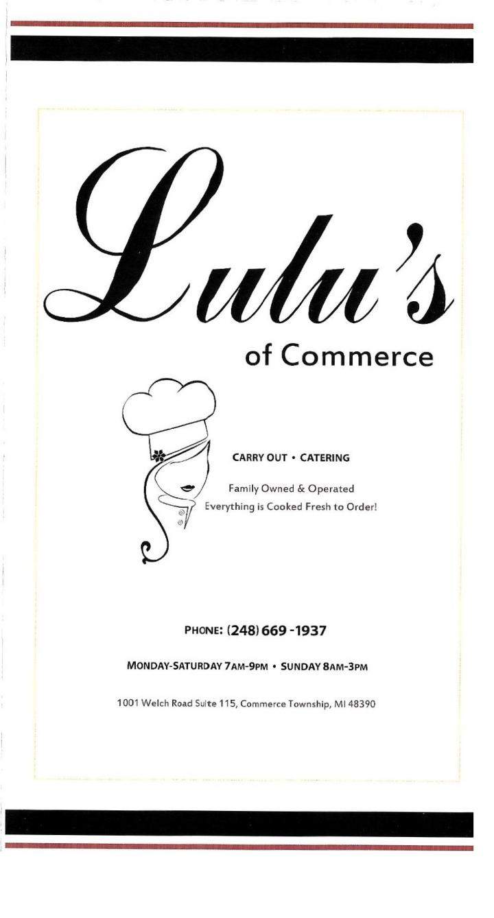 Lulu's of Commerce - Commerce Township, MI menu_pic