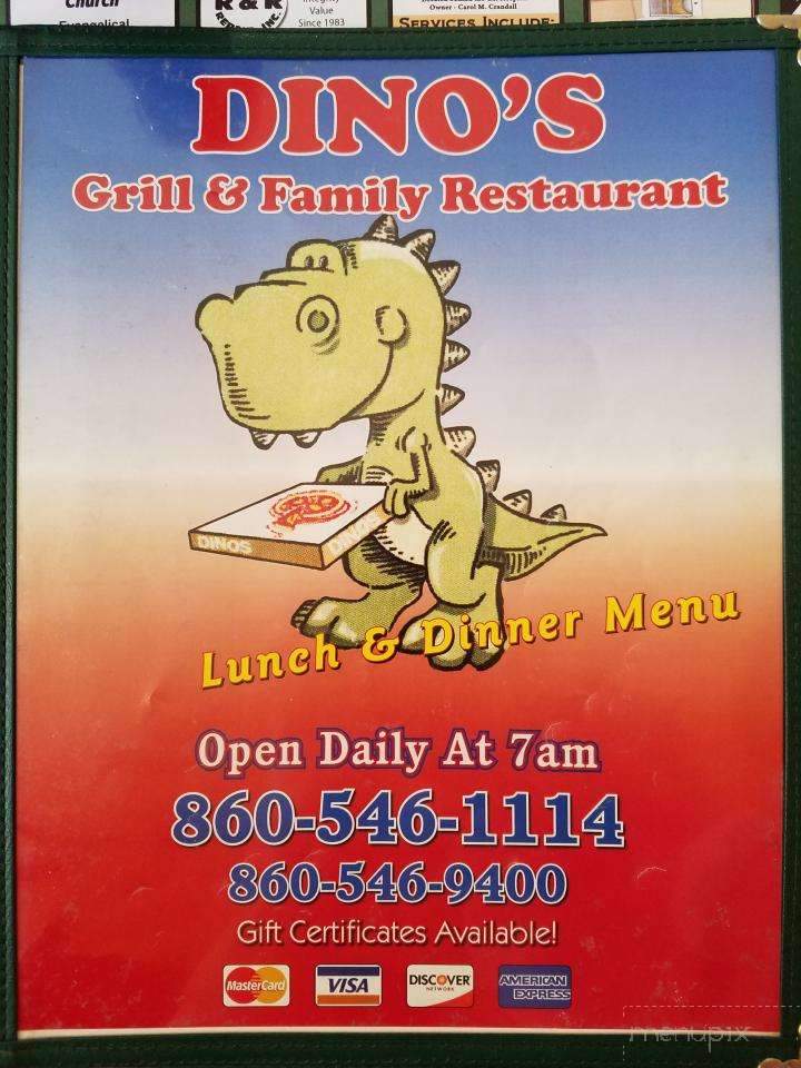 Dino's Grill - Canterbury, CT menu_pic