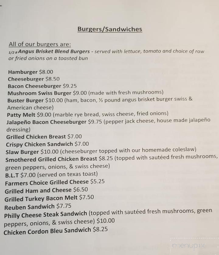 Side Street Station - Mishicot, WI menu_pic