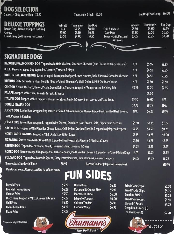 Menu of Jersey Dog in Newton, NJ 07860