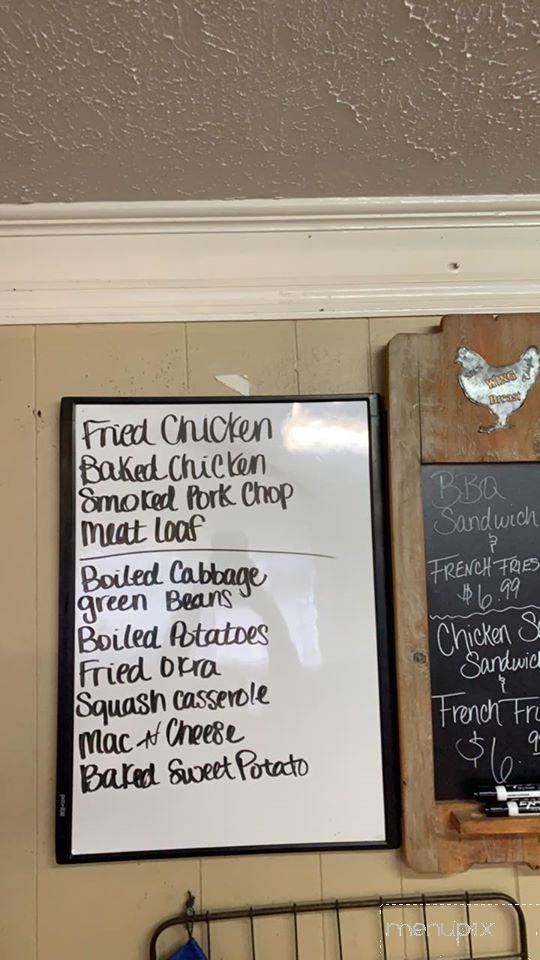 Ed's Truck Stop - Poulan, GA menu_pic