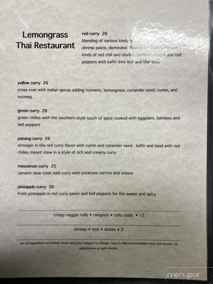 Lemon Grass Thai Restaurant - Billings, MT
