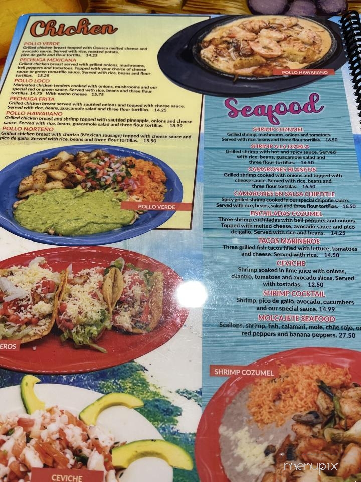 Cozumel Mexican Restaurant - Whitewater, WI menu_pic