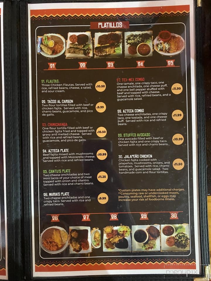 Taqueria Azteca - Eagle Lake, TX menu_pic
