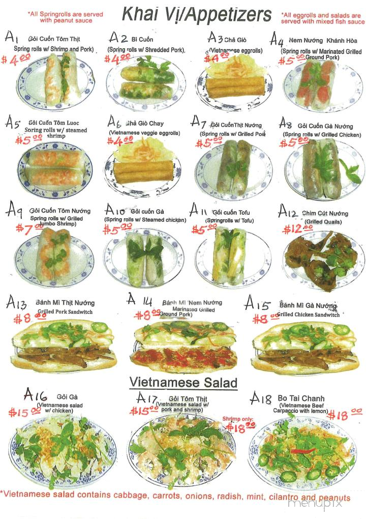 Ninh Kieu - Annville, PA menu_pic