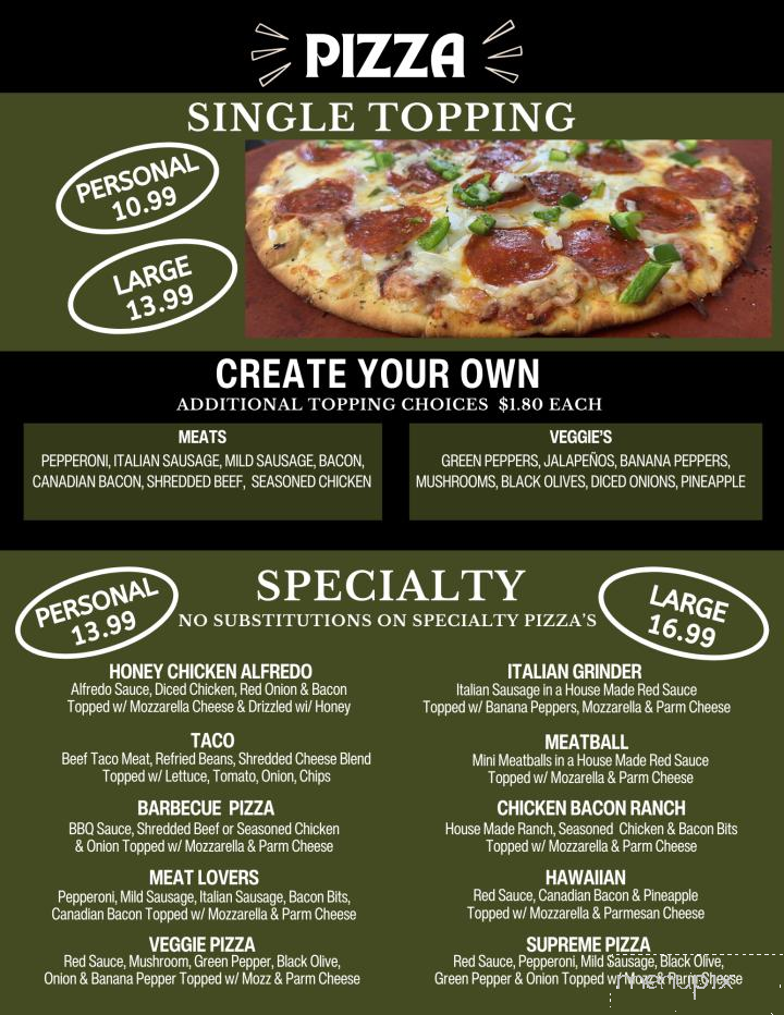 The Hole Shabang - Mitchellville, IA menu_pic