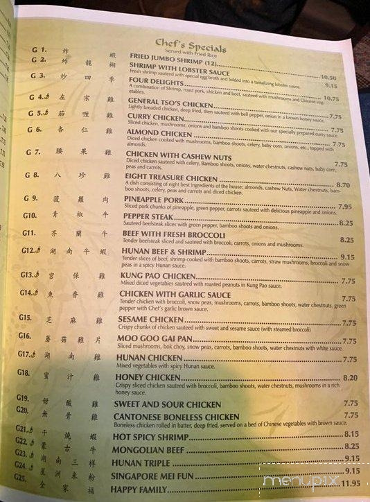 New China - Iva, SC menu_pic