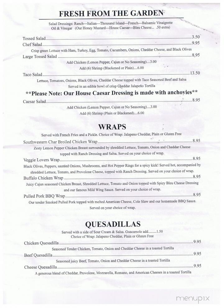 Halfway House Restaurant & Tavern - Honesdale, PA menu_pic