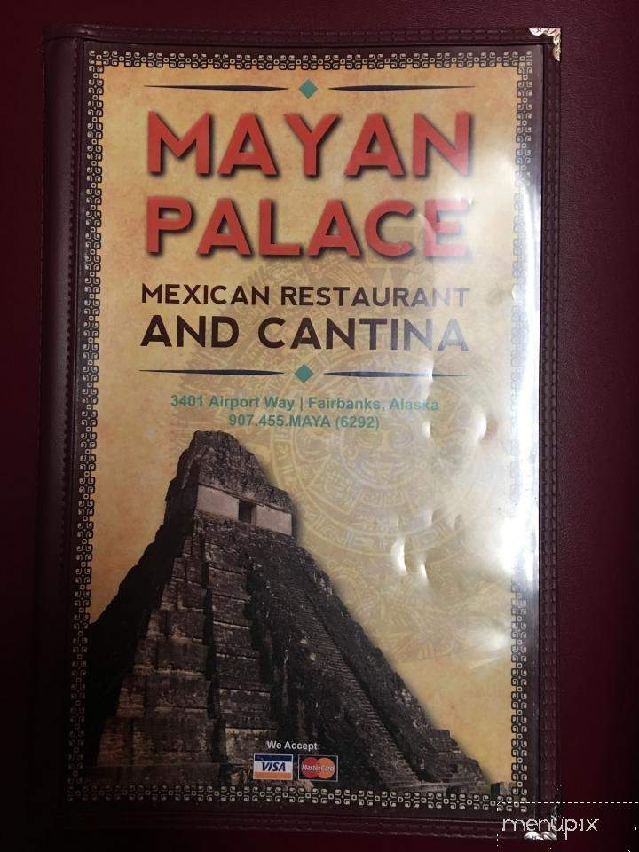 Mayan Palace, Mexican Restaurant & Cantina - Fairbanks, AK menu_pic