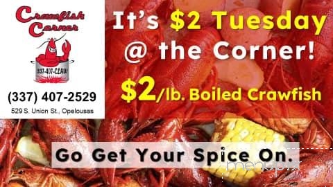 Crawfish Corner - Opelousas, LA menu_pic
