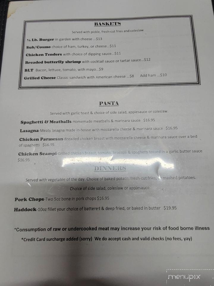 Sammy's Pizza - Muncy, PA menu_pic