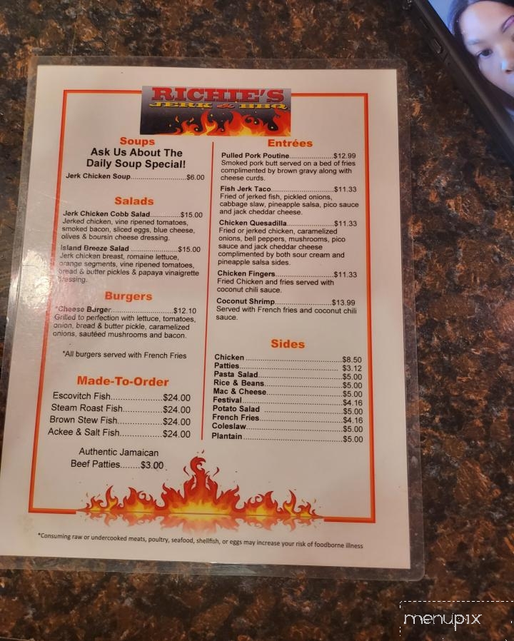 Richie's Jerk & BBQ - Sanford, ME menu_pic