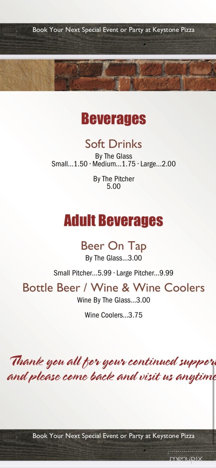 Keystone Pizza - Payette, ID menu_pic