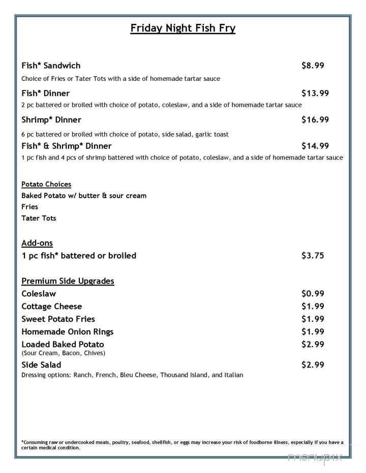 Pickwick Inn - Winona, MN menu_pic