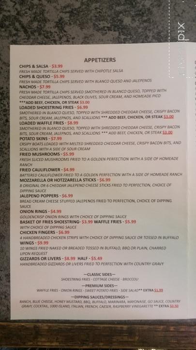 Buckets - Blue Springs, MO menu_pic