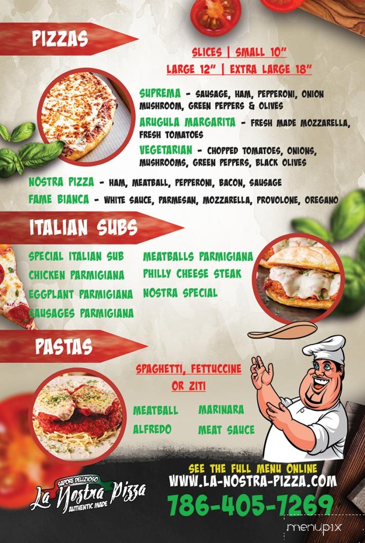 journey pizza food truck menu