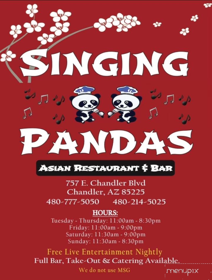 Singing Pandas Asian Restaurant & Bar - Chandler, AZ