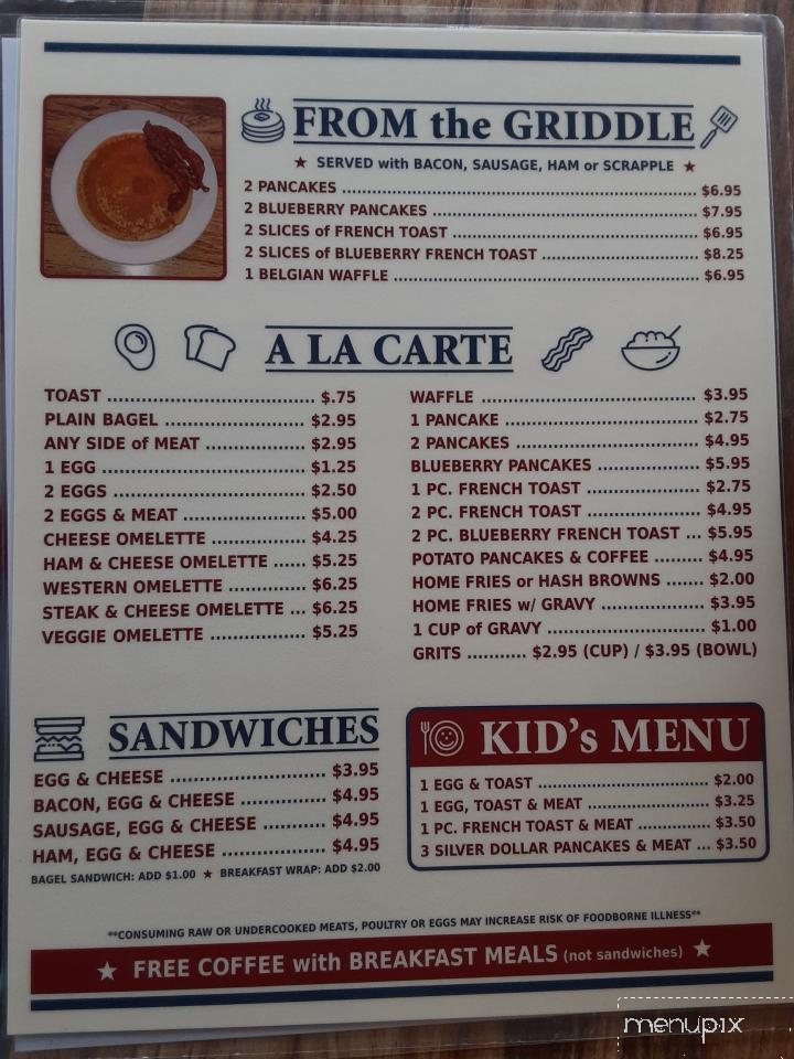 Corral Drive In - Everett, PA menu_pic