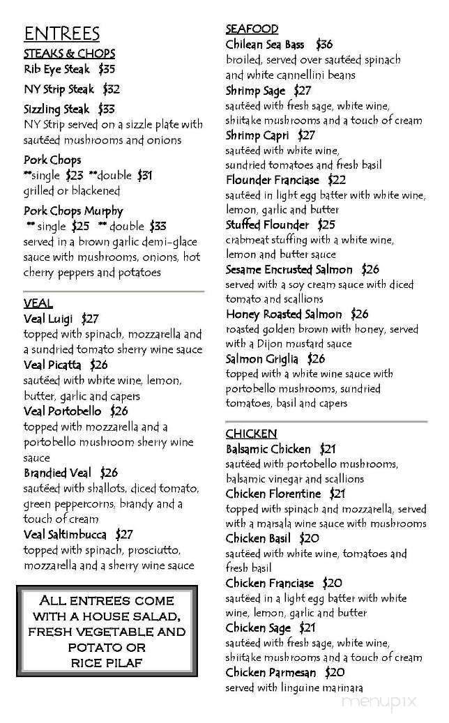 Sage Restaurant - Fair Lawn, NJ menu_pic