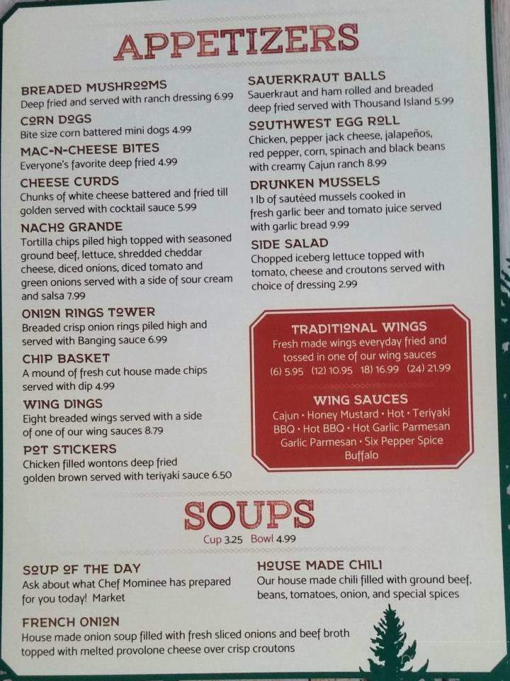Camp Runinmuck Lodge - Lakeside Marblehead, OH menu_pic